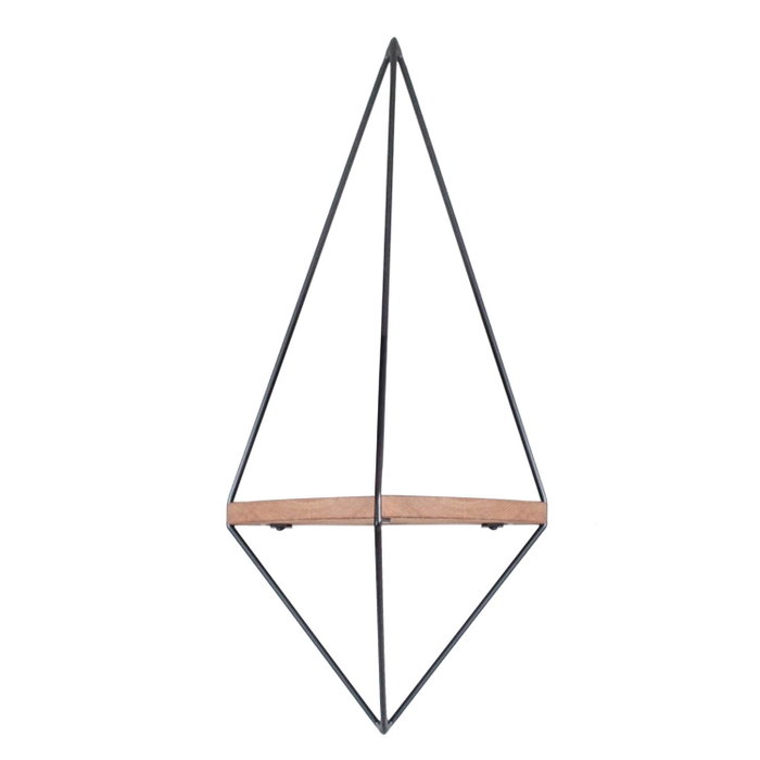 Hanah Home Estantería de tubo Wr039 en Nogal y Negro Hanah Home Estantería de tubo Wr039 en Nogal y Negro
